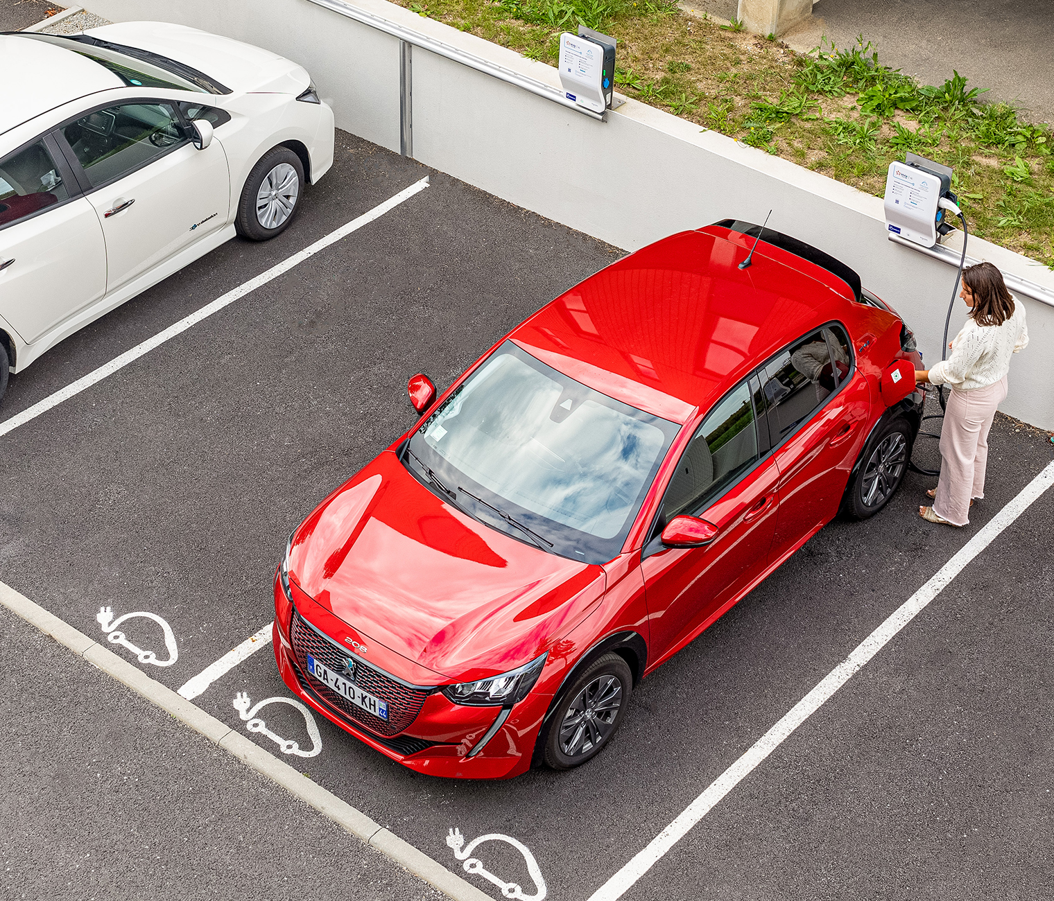 Bornes de recharge accessibles au public
